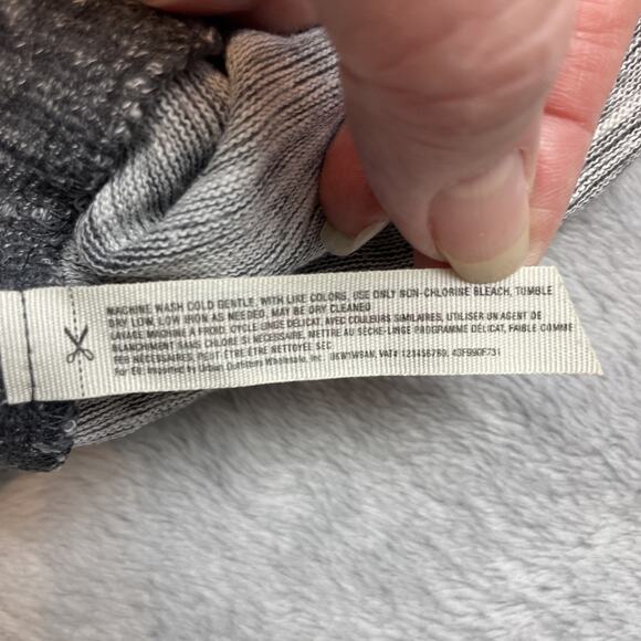 Free People FP Beach Cocoon Cowl Pullover One Body Gray Long Sleeve Slouchy Boho - Picture 6 of 9